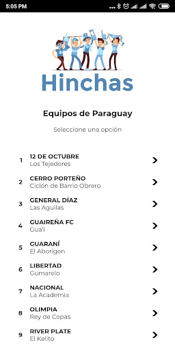 Hinchas Screen 2