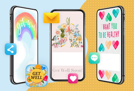Android application Get Well Soon Greeting Cards screenshort