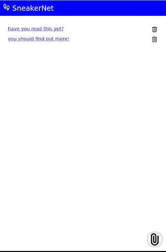 Android application SneakerNet screenshort