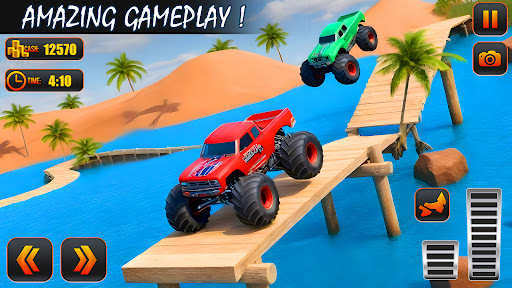 Monster Truck Water Surfing 3D screenshot 1