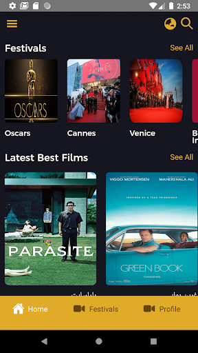 Android application Cinema screenshort