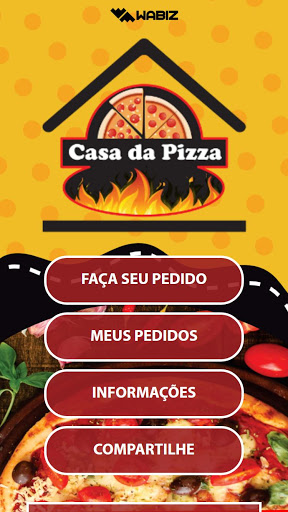 Android application Casa da Pizza App screenshort