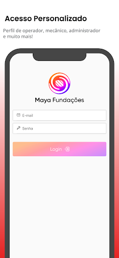 Android application Maya Fundações screenshort