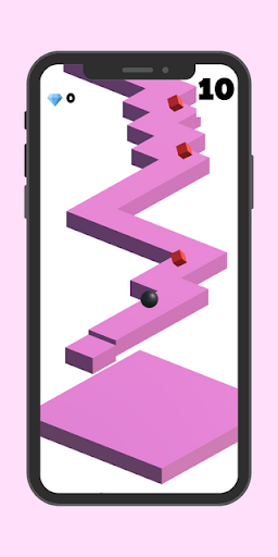 Zig Zag Ball - Classic Game Screen 2