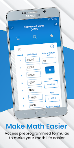 Valuation Calculator Screen 2
