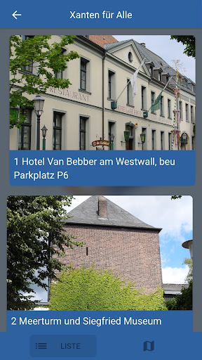 Xanten für Alle Screen 3