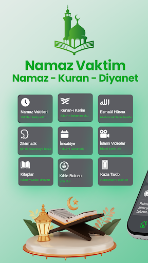 Android application Namaz Vaktim: Ezan-Kuran-Dua screenshort
