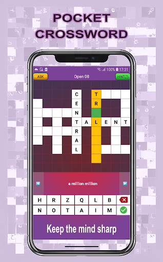 English US Crossword puzzle Screen 2