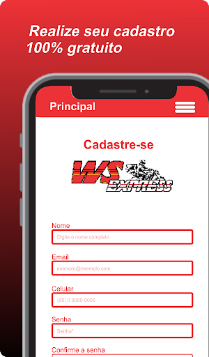 WS Express - Cliente Screen 2