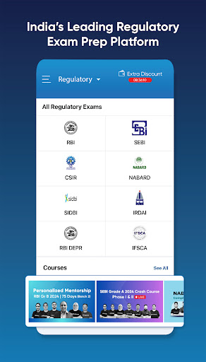 Android application Regulatory Exams Prep screenshort