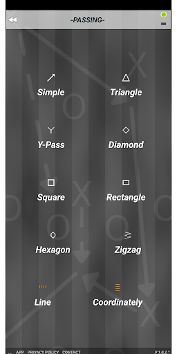 TTA passing training exercises Screen 2