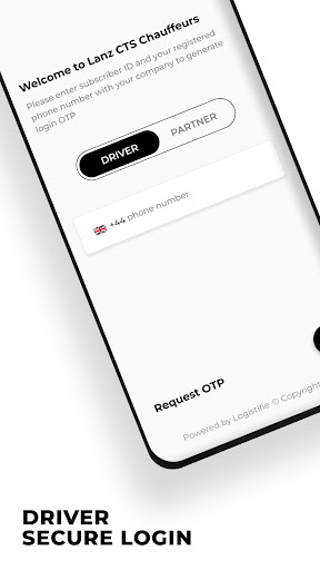 Android application Lanz CTS for Chauffeurs screenshort
