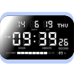 Cover Image of ดาวน์โหลด นาฬิกาดิจิตอลอย่างง่าย - นาฬิกาดิจิตอล SHG2 ฟรี  APK