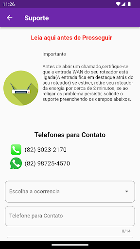 GO-NET FIBRA Screen 3