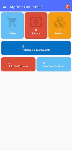 My Dear Cart - Seller App Screen 3