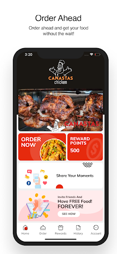 Screenshot of Canastas Chicken
