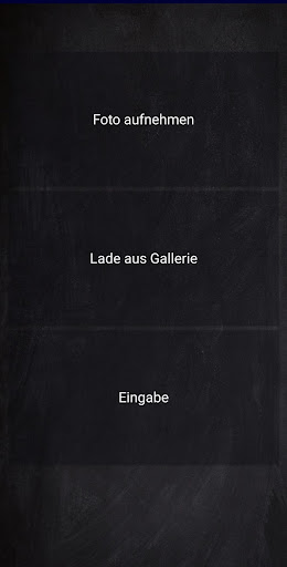 Android application Reaktionsgleichungen lösen screenshort