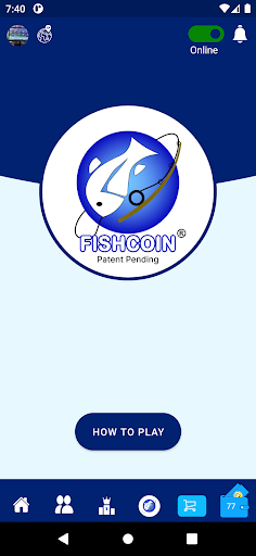 Android application Fishcoin screenshort