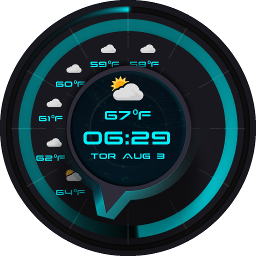 Clock Widgets With Weather 3.20 Icon
