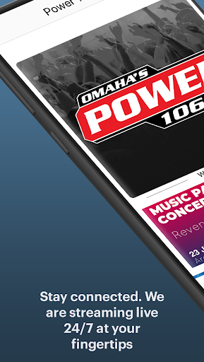 Android application Power 106.9 screenshort