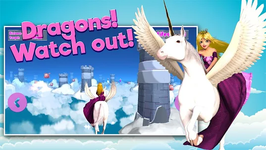 Princess Unicorn Sky World Run