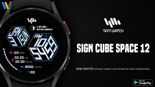 Android application SamWatch SIGN CUBE Space 12 screenshort