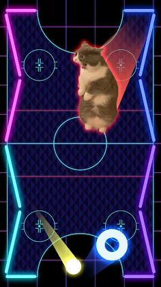 Glow Cat Hockey: Meow ASMR - Screenshot 3
