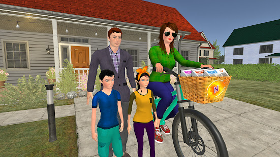Working Mom Paper Girl: Virtual Mother Family Game 1.25 APK screenshots 11
