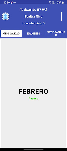 Android application Alumnos Gestión Total screenshort