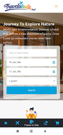 Android application Traveloholic screenshort