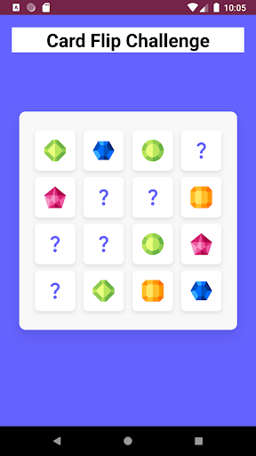 Card Flip Challenge Memory Screen 3