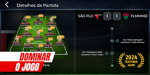 Visualização do aplicativo