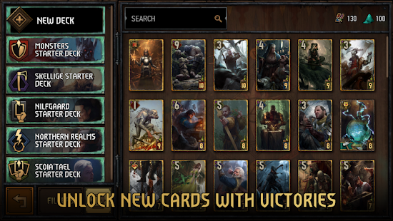 Pamja e ekranit të lojës GWENT: The Witcher Card