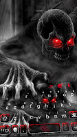 screenshot of Zombie Monster Skull Keyboard 