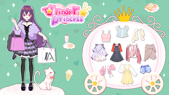 Vlinder Princess Dress up game Screenshot