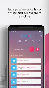 Lyrix – Find Song Lyrics and Save Offline 3