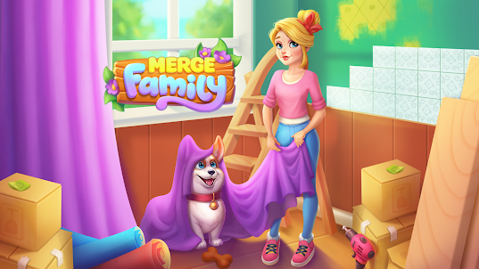 Merge Family: House merge game