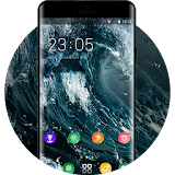 Raging waves Live Wallpaper & Theme for Android icon