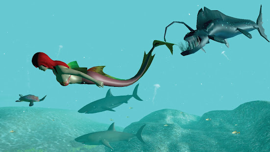 Mermaid Simulator Sea 3D Game 0.2 APK + Mod (Unlimited money) untuk android