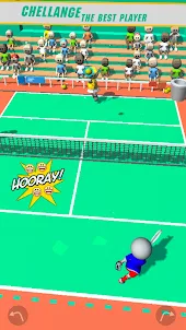 افتراضية تنس لعبة رياضة لعبة