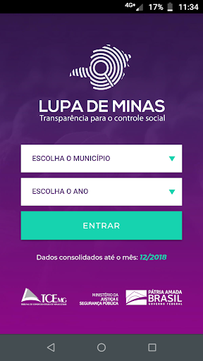 Android application Lupa de Minas screenshort