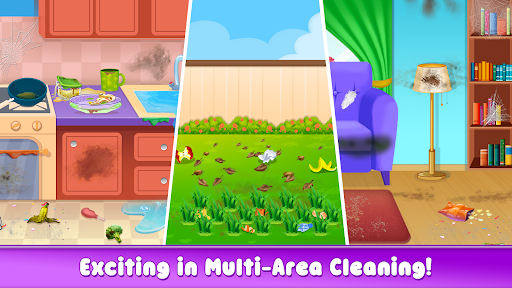 Messy House Cleaning Game