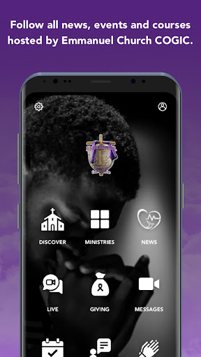 Android application Emmanuel Church COGIC screenshort