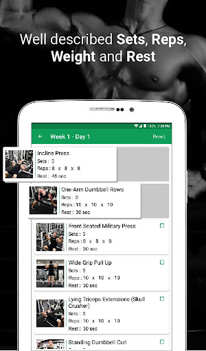 Fitvate - Home & Gym Workout Trainer Fitness Plans 6.8 APK screenshots 21
