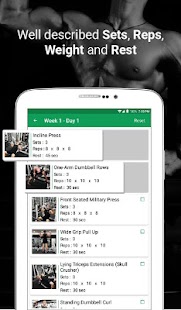Fitvate - Home & Gym Workout Trainer Fitness Plans Screenshot