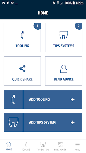 Android application WILA Smart Tooling screenshort