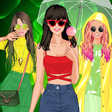 Spring dress up game icon