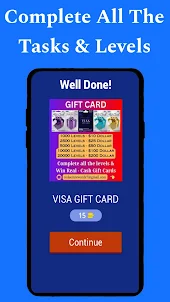 Visa Gift Card - Earn Cashback