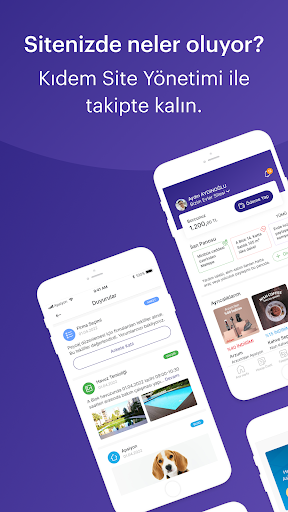 Android application Kıdem Site Yönetimi screenshort