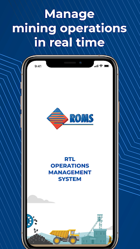 Android application ROMS Smart Mine Operations screenshort